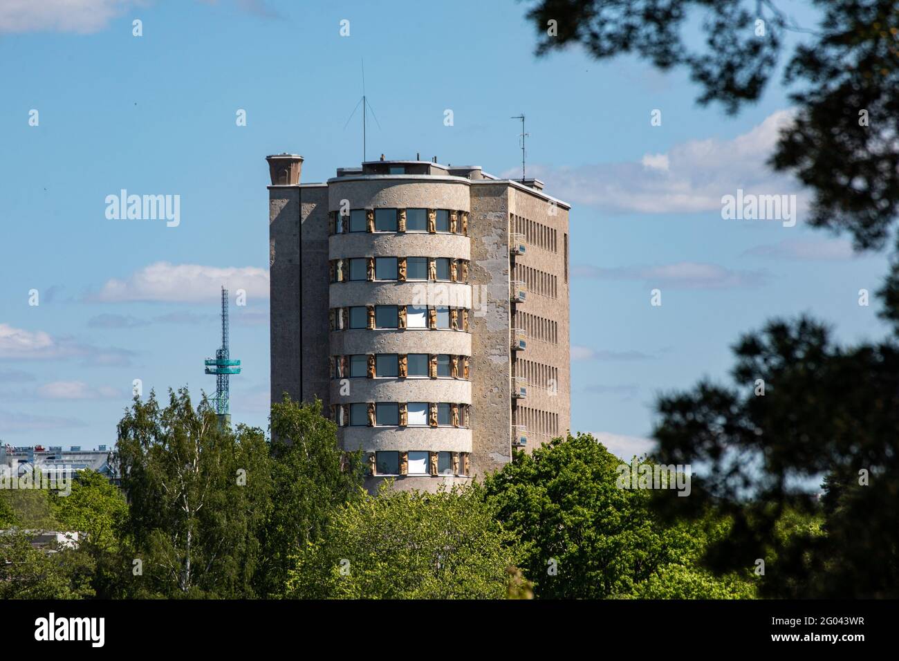 Lastenlinna aus Rajasaari in Helsinki, Finnland Stockfoto