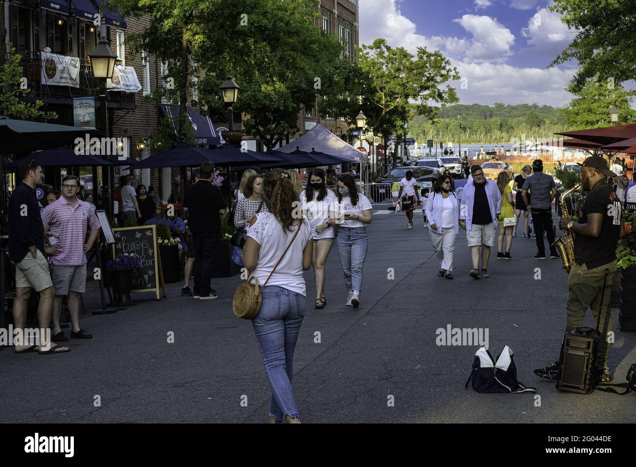 Altstadt von Alexandria, VA Stockfoto