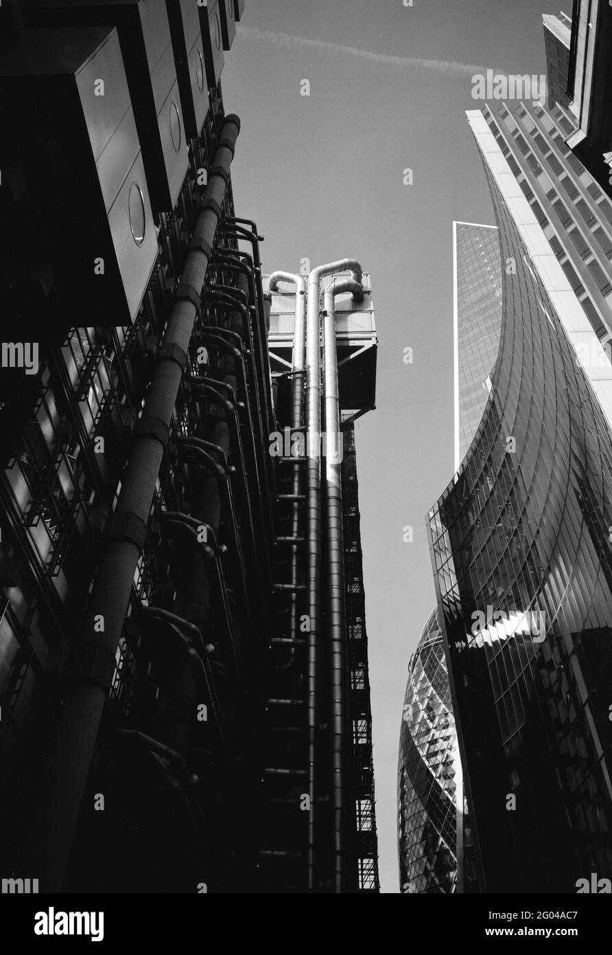Lime Street Architectural Scene, London Stockfoto