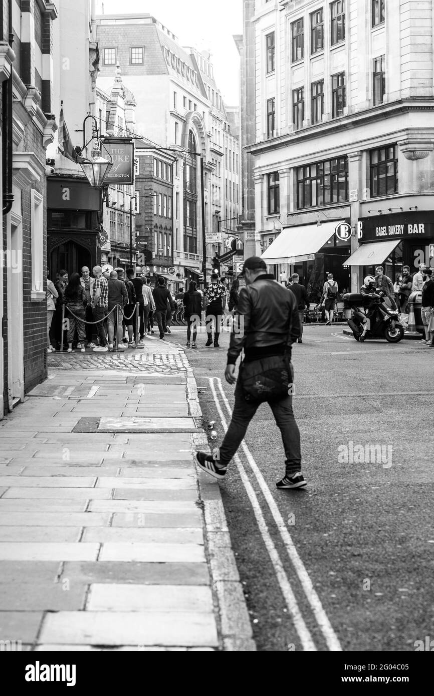 London rund um das West End und Soho Stockfoto