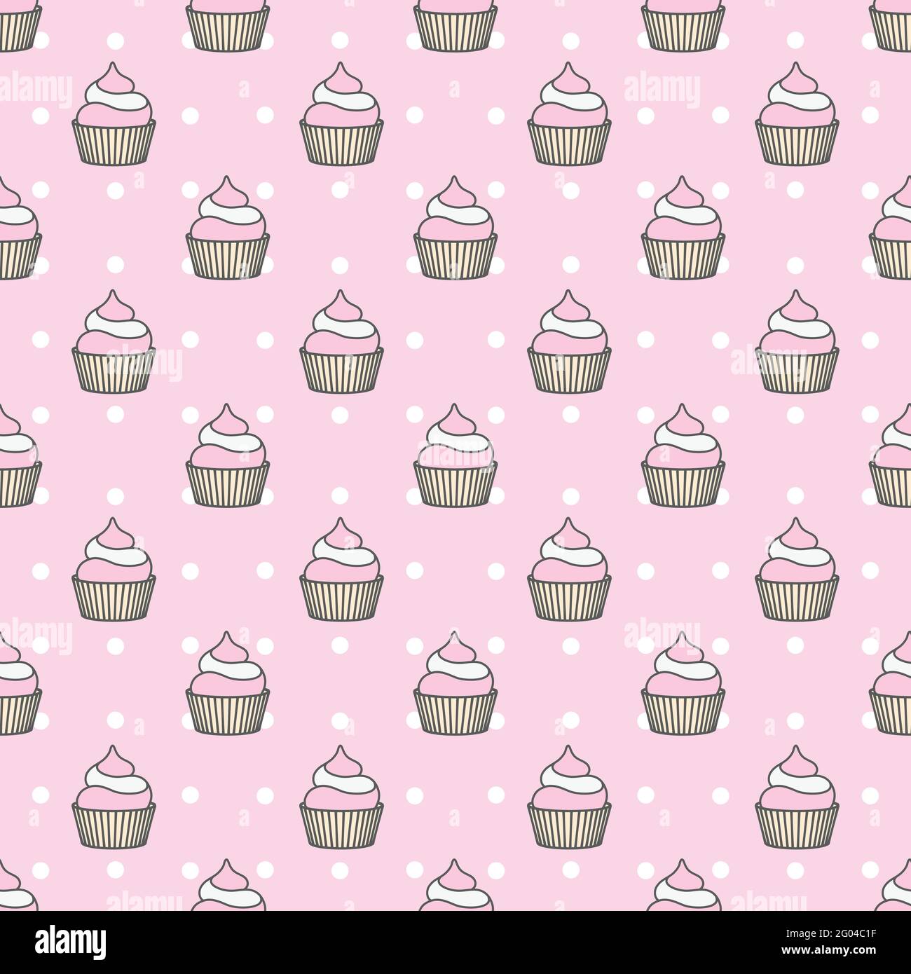 Illustration Of A Cupcake Stockfotos Und Bilder Kaufen Alamy