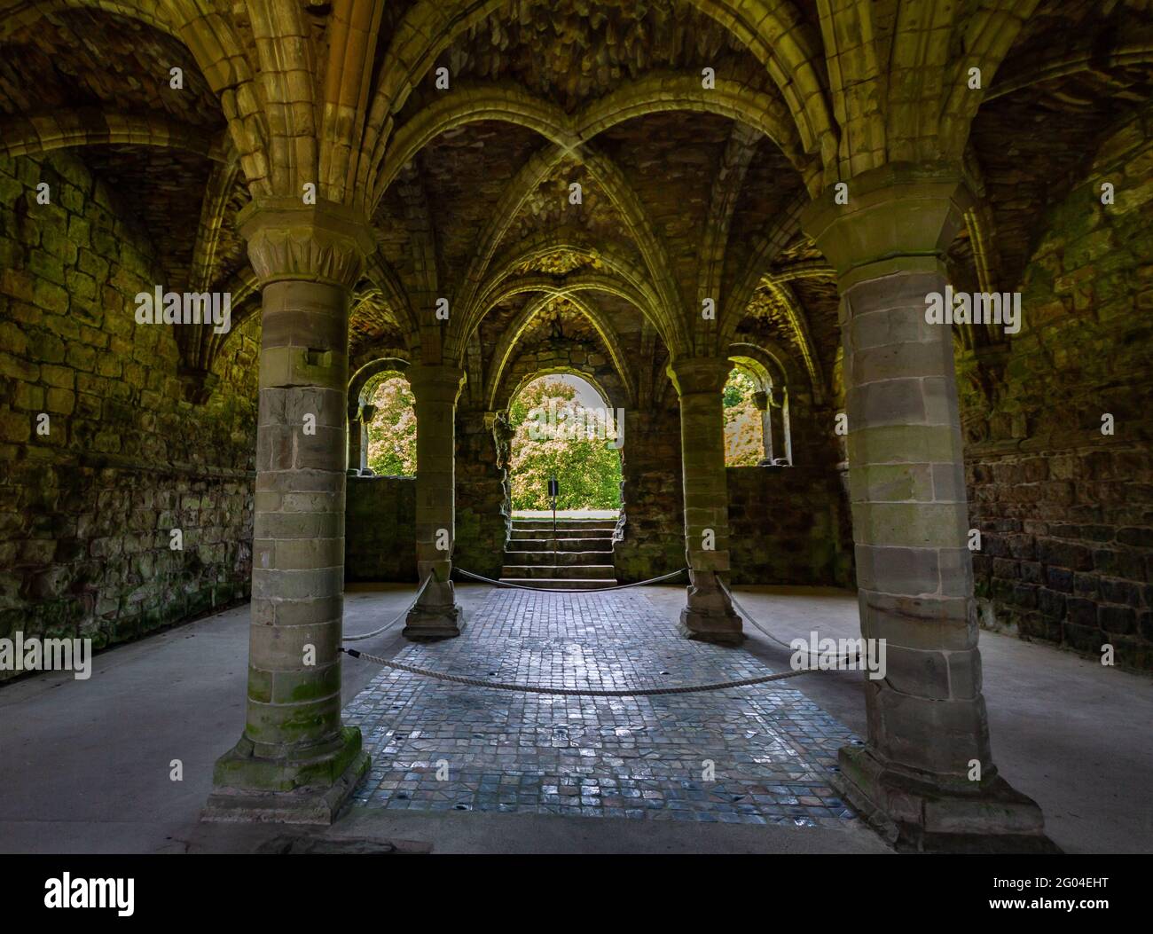 Buildwas Abbey Stockfoto