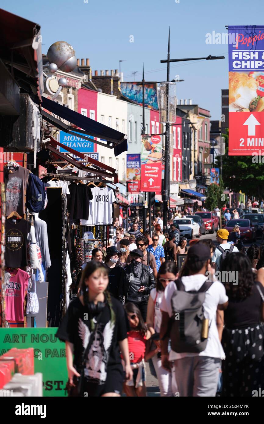 Camden Lock, London, Großbritannien Stockfoto