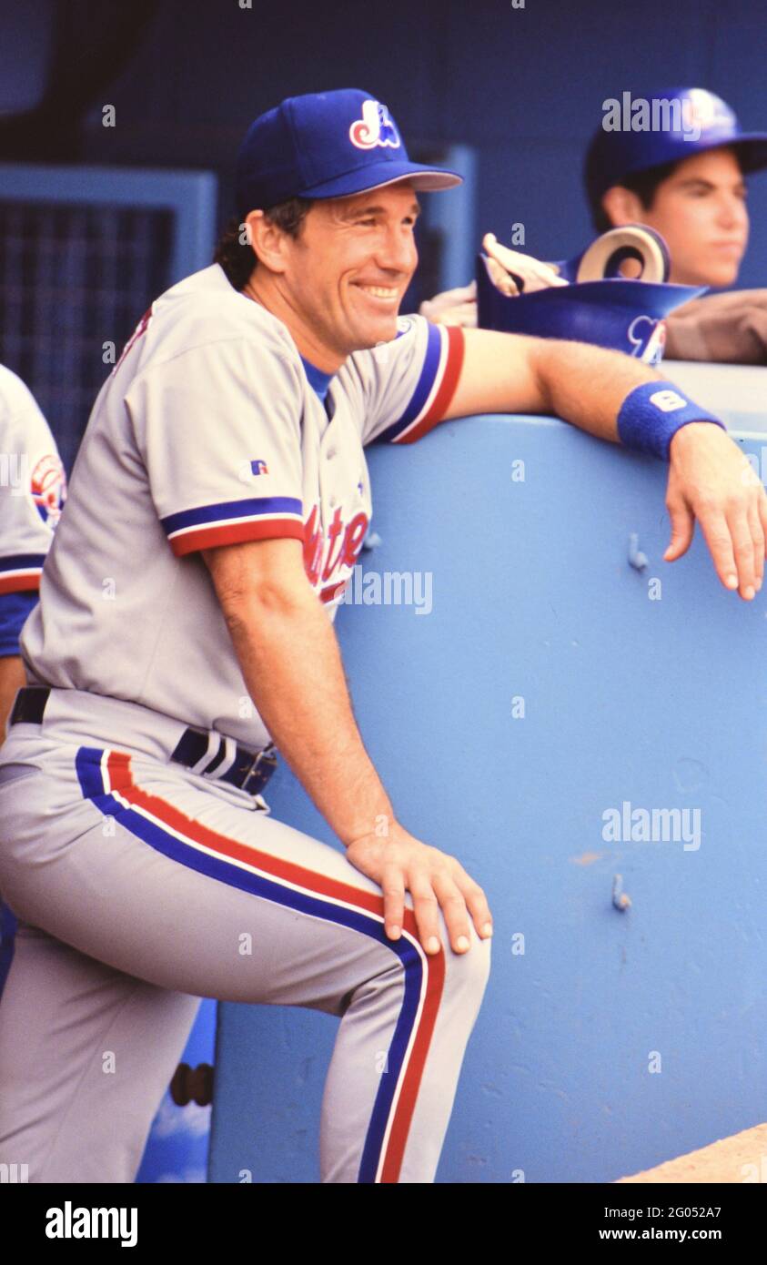 Montreal Expos Catcher Gary Carter -- Bitte Kredit Fotograf Kirk Schlea Stockfoto