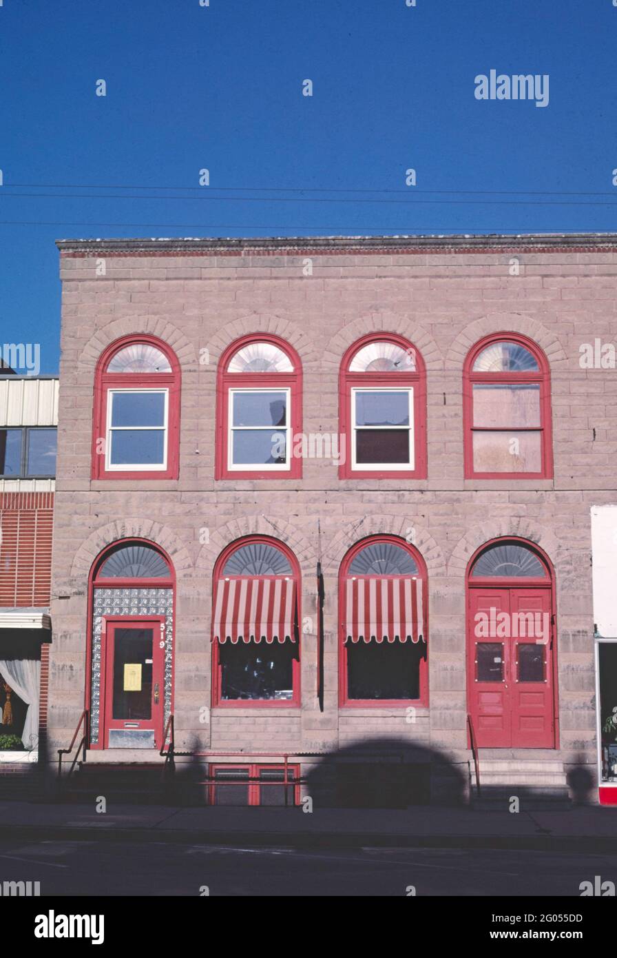 1980er Jahre Amerika - A+ Reparatur von Kleingeräten, Rapid City, South Dakota 1987 Stockfoto