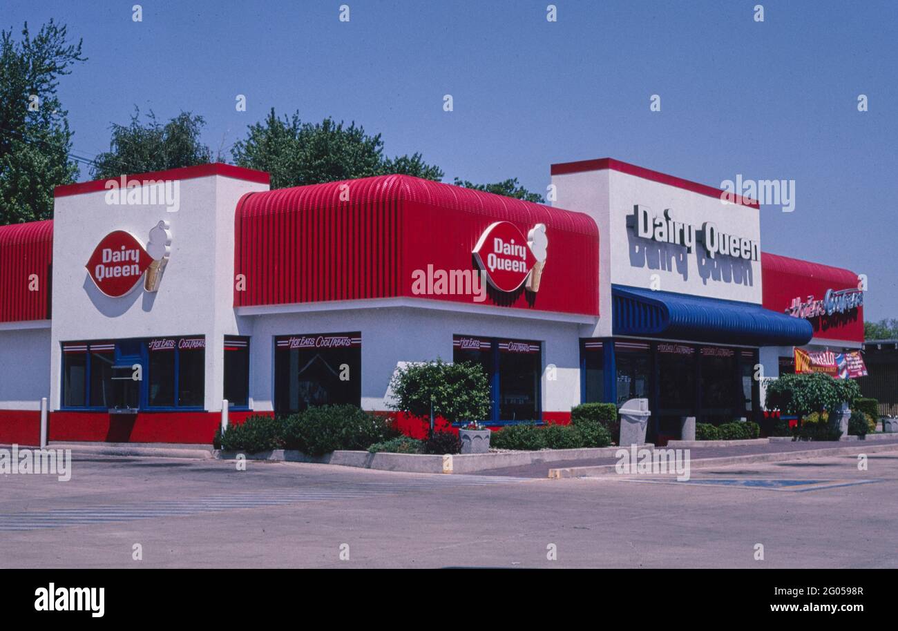 2000s America - Dairy Queen, Kewanee, Illinois 2003 Stockfoto