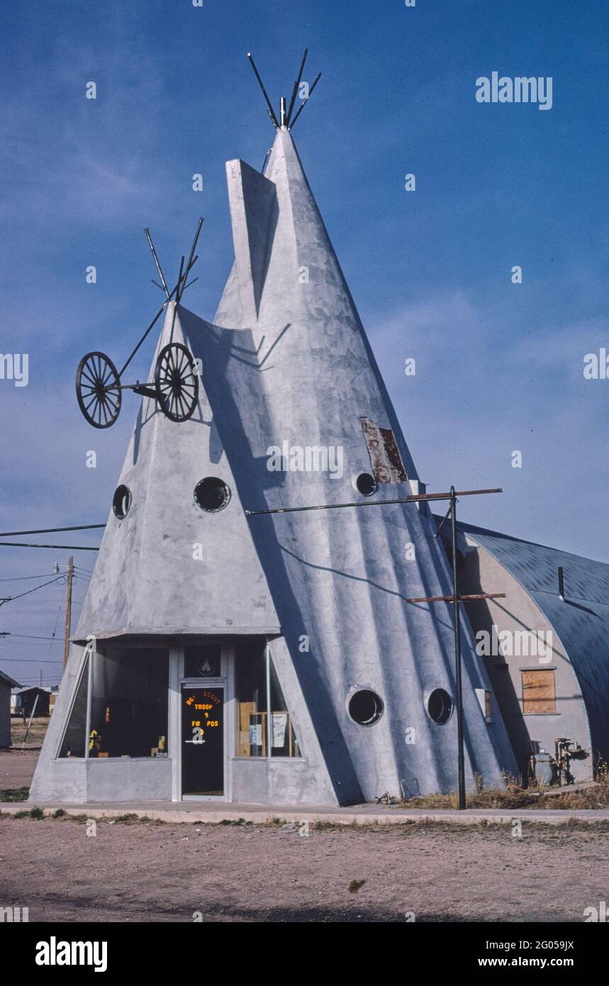 1980er USA - VFW, Cheyenne, Wyoming 1980 Stockfoto