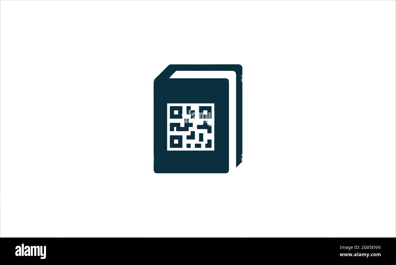 Barcode QR-Code Dokumentsymbol Logo Design Element Vektordarstellung Stock Vektor