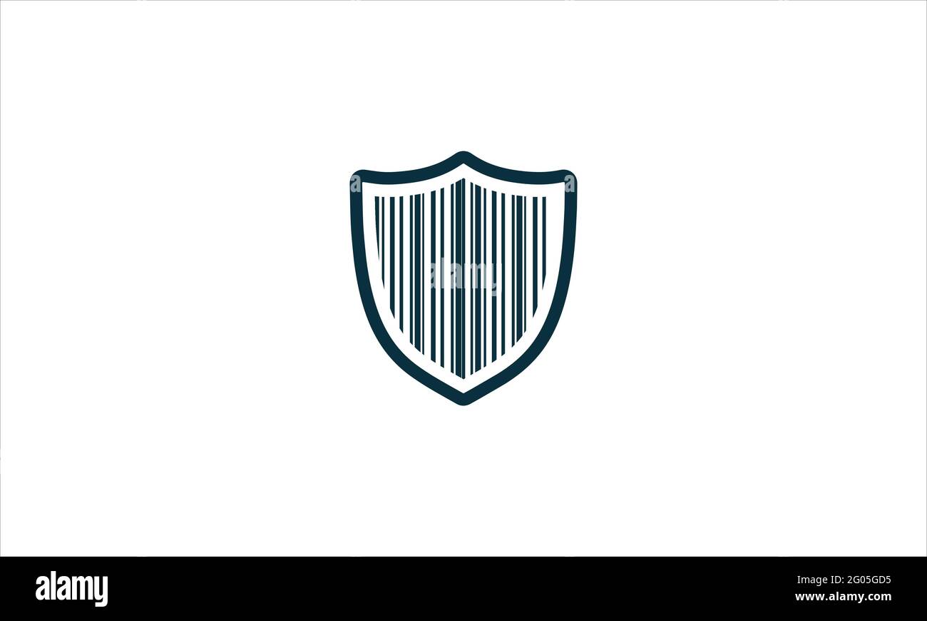 Schild Barcode Symbol Logo Design Vektor Illustration Symbol Stock Vektor
