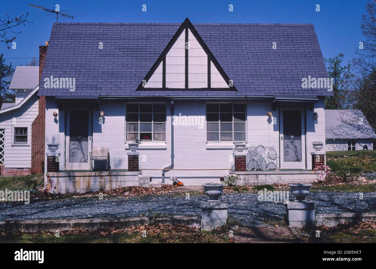 1980er Jahre Vereinigte Staaten - Melba Motor Court, Spencer, North Carolina 1982 Stockfoto