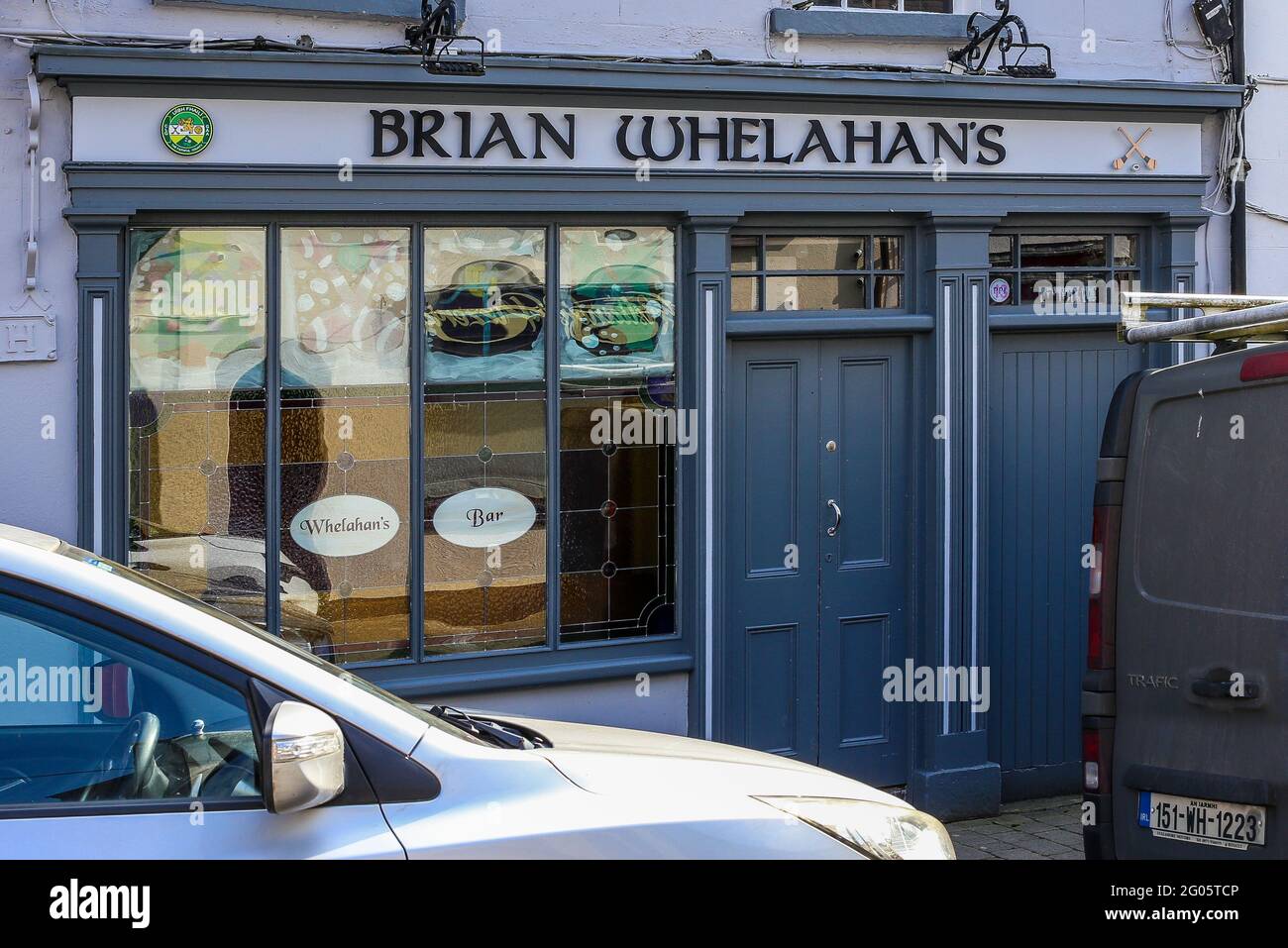 Brian Whelehans Bar, Connaught St., Birr Stockfoto