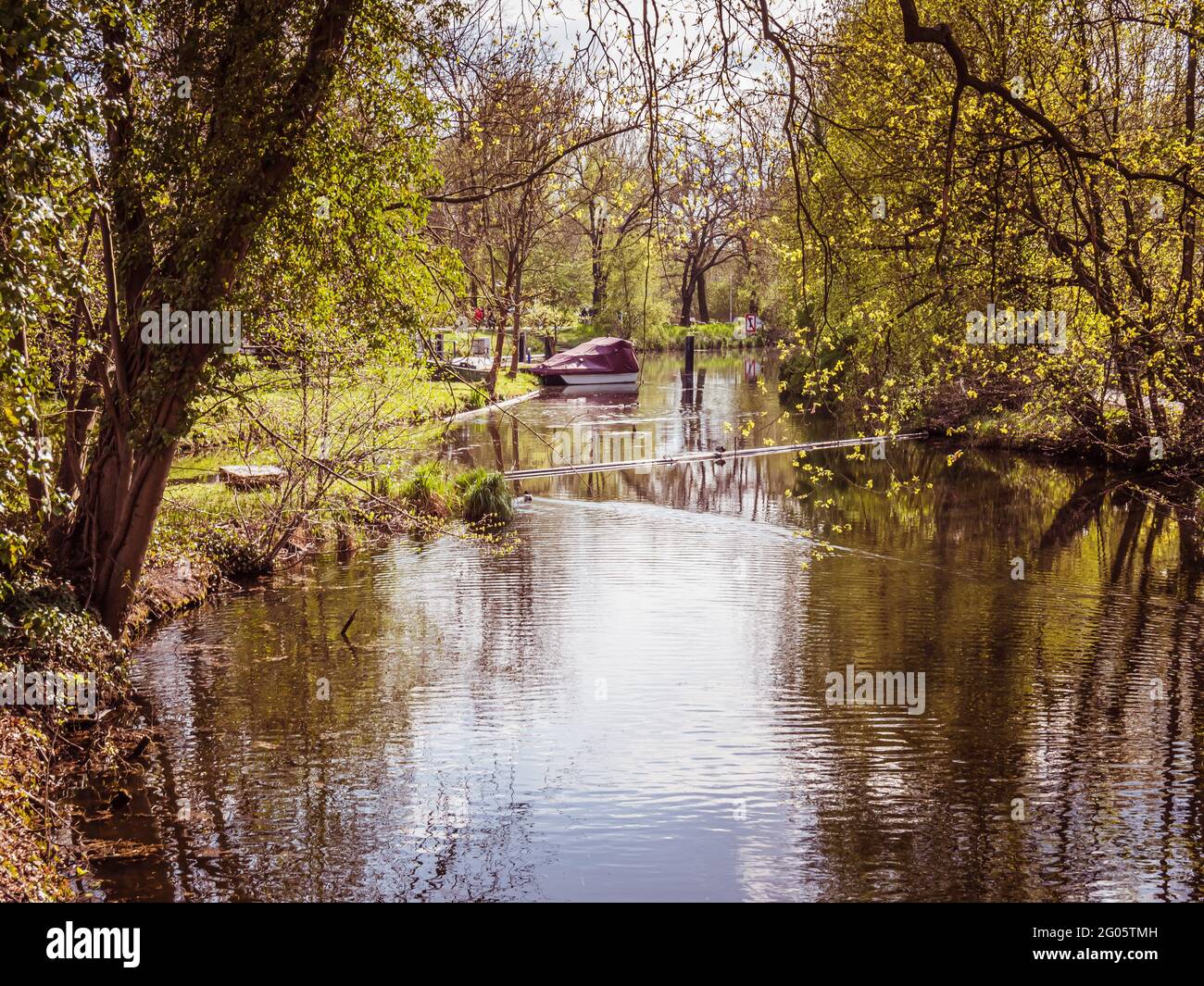Malerei Nach Zahlen Spreewald Landschaft 40x50cm - DIY Ölgemälde Für Erwachsene