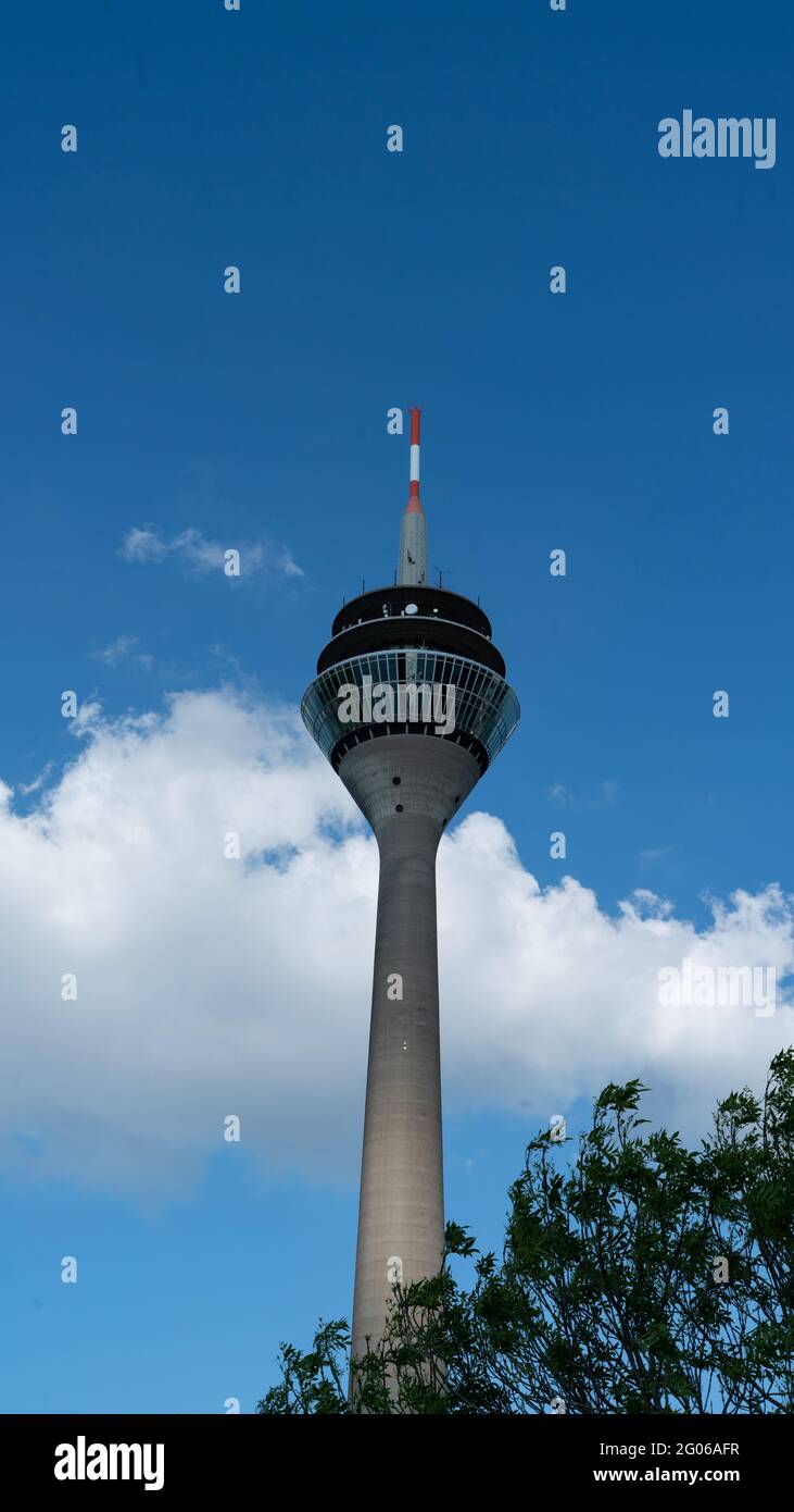 Kommunikationsturm in Düsseldorf Stockfoto