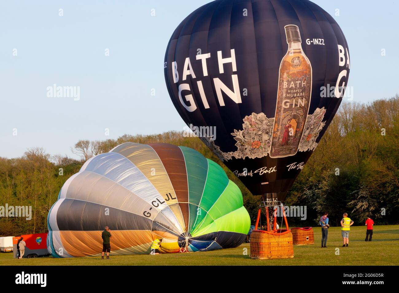 Balloon Festival, Robin Hill, Isle of Wight, England, Großbritannien, Stockfoto