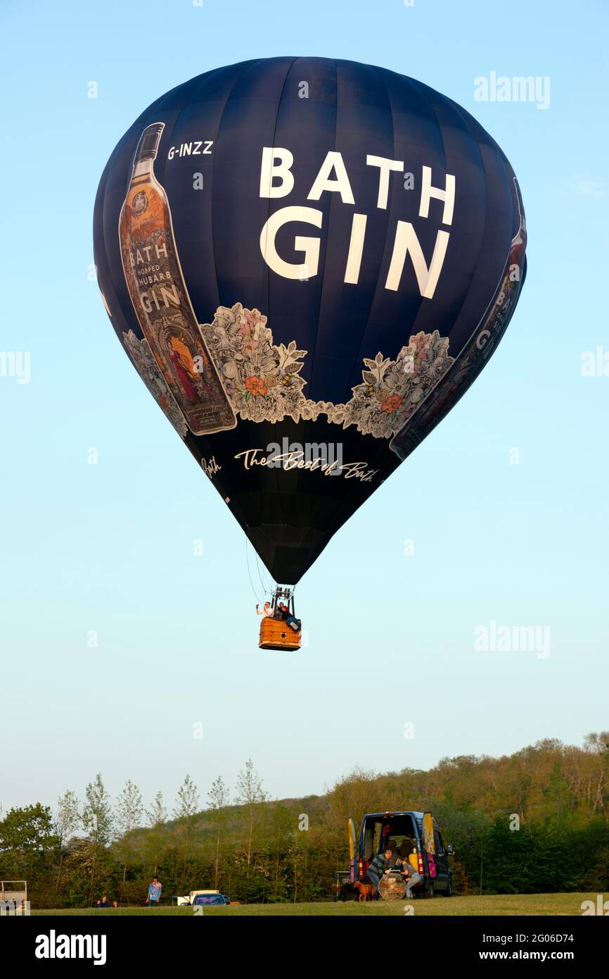 Balloon Festival, Robin Hill, Isle of Wight, England, Großbritannien, Stockfoto