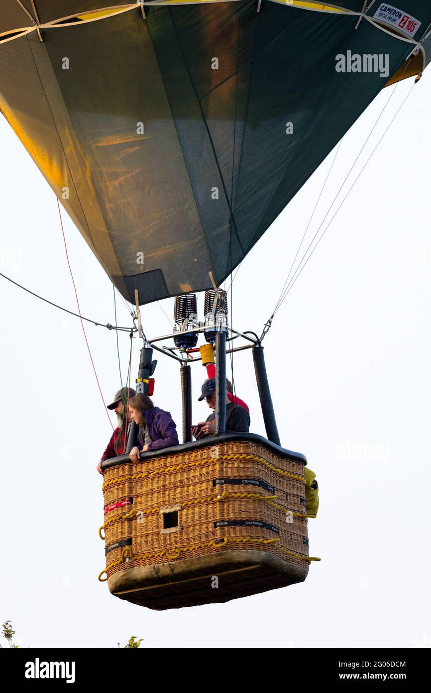 Balloon Festival, Robin Hill, Isle of Wight, England, Großbritannien, Stockfoto