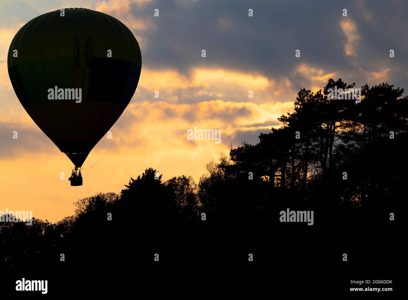 Balloon Festival, Robin Hill, Isle of Wight, England, Großbritannien, Stockfoto