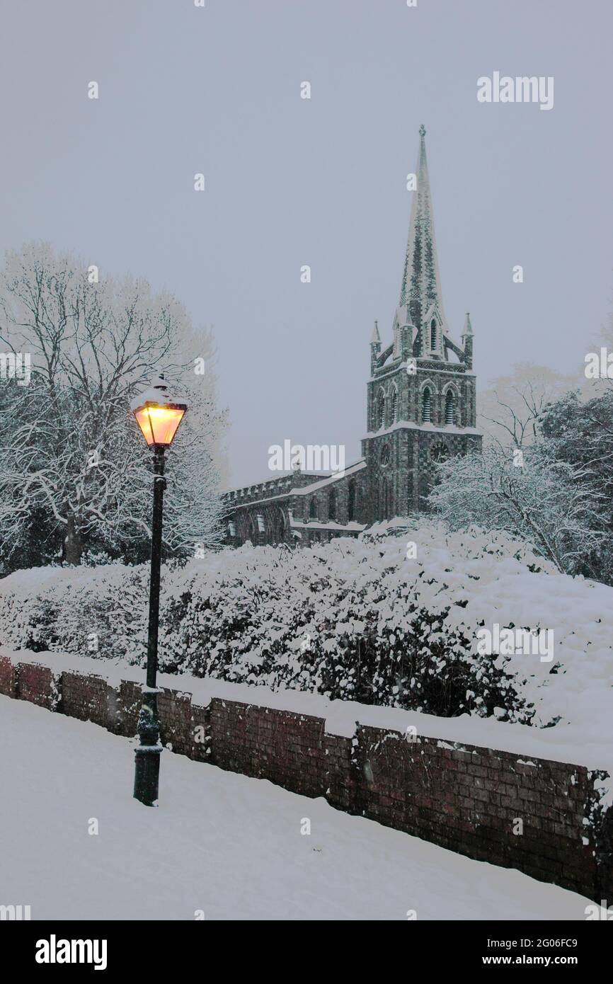 Weihnachten Kirche Stockfoto