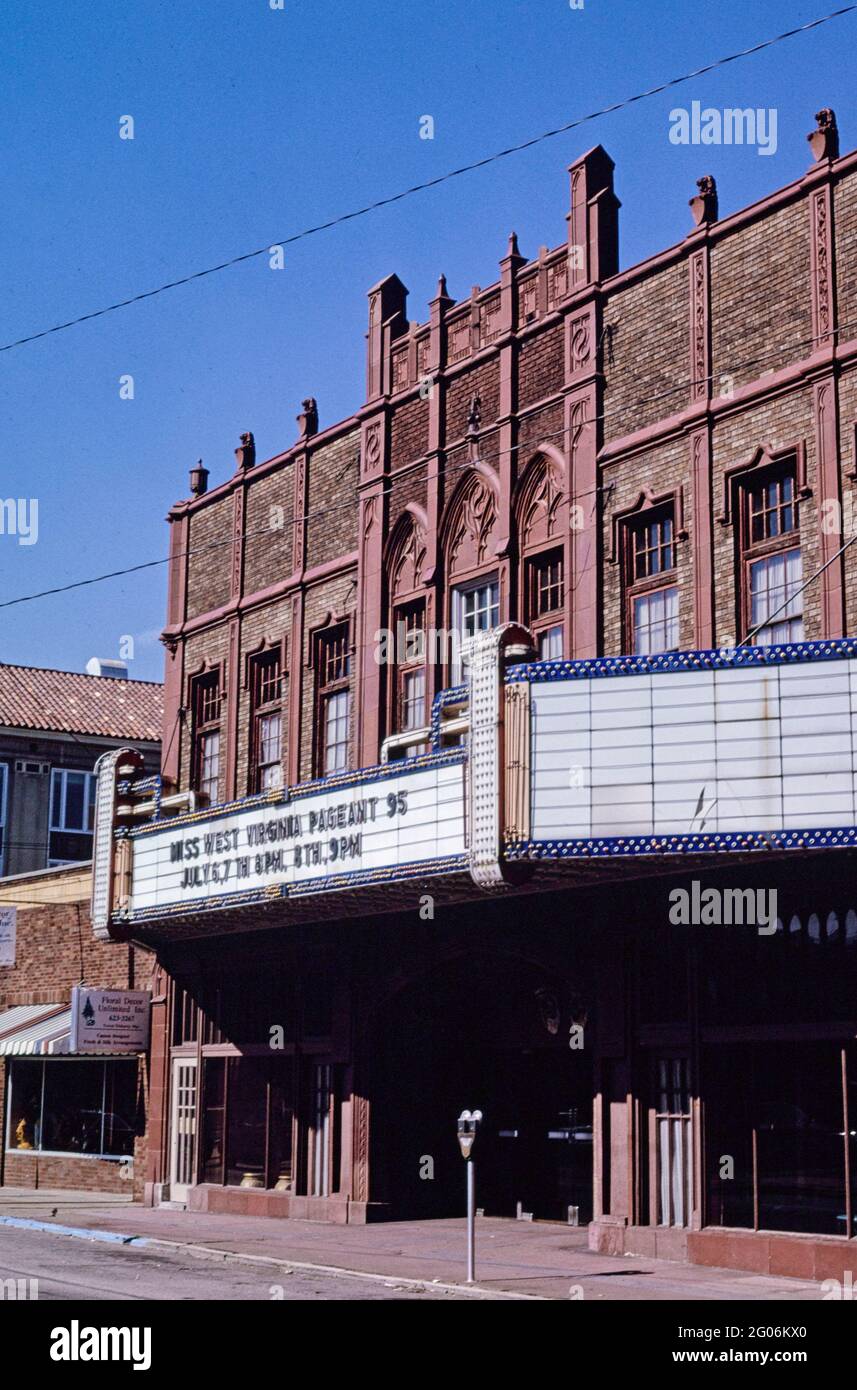 1990er America - Rose Garden Theatre, Clarksburg, West Virginia 1995 Stockfoto