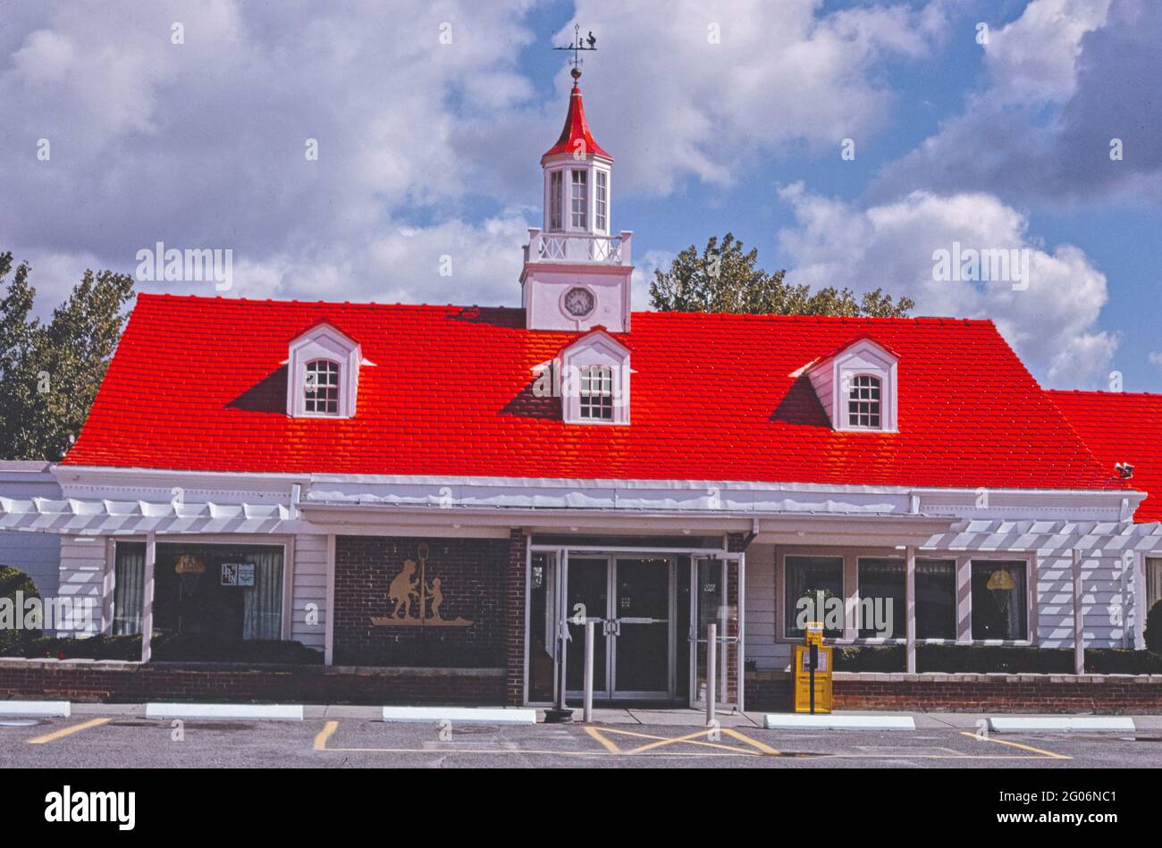 90er Jahre Amerika - Howard Johnson's, Williamstown, Massachusetts 1995 Stockfoto