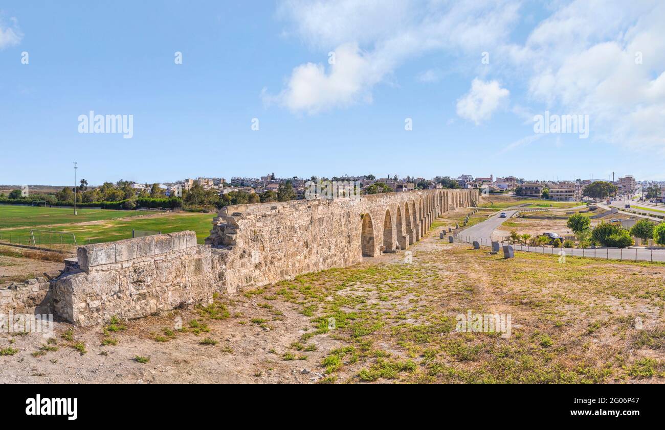 Aquädukt Kamares. Larnaca, Zypern. Stockfoto