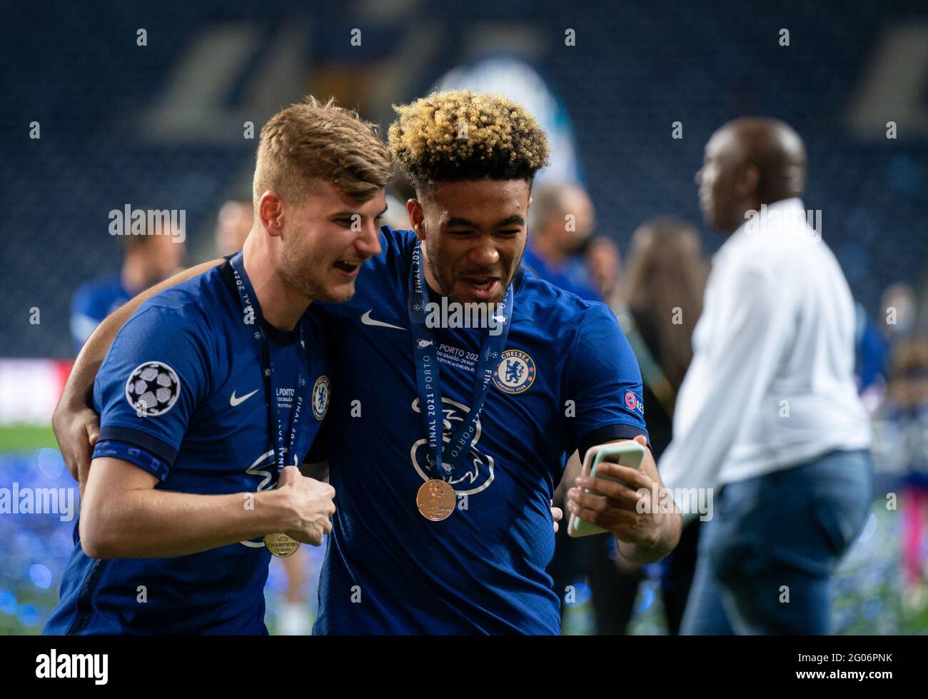 Ryal Quay, Großbritannien. Mai 2021. Timo Werner & Reece ...