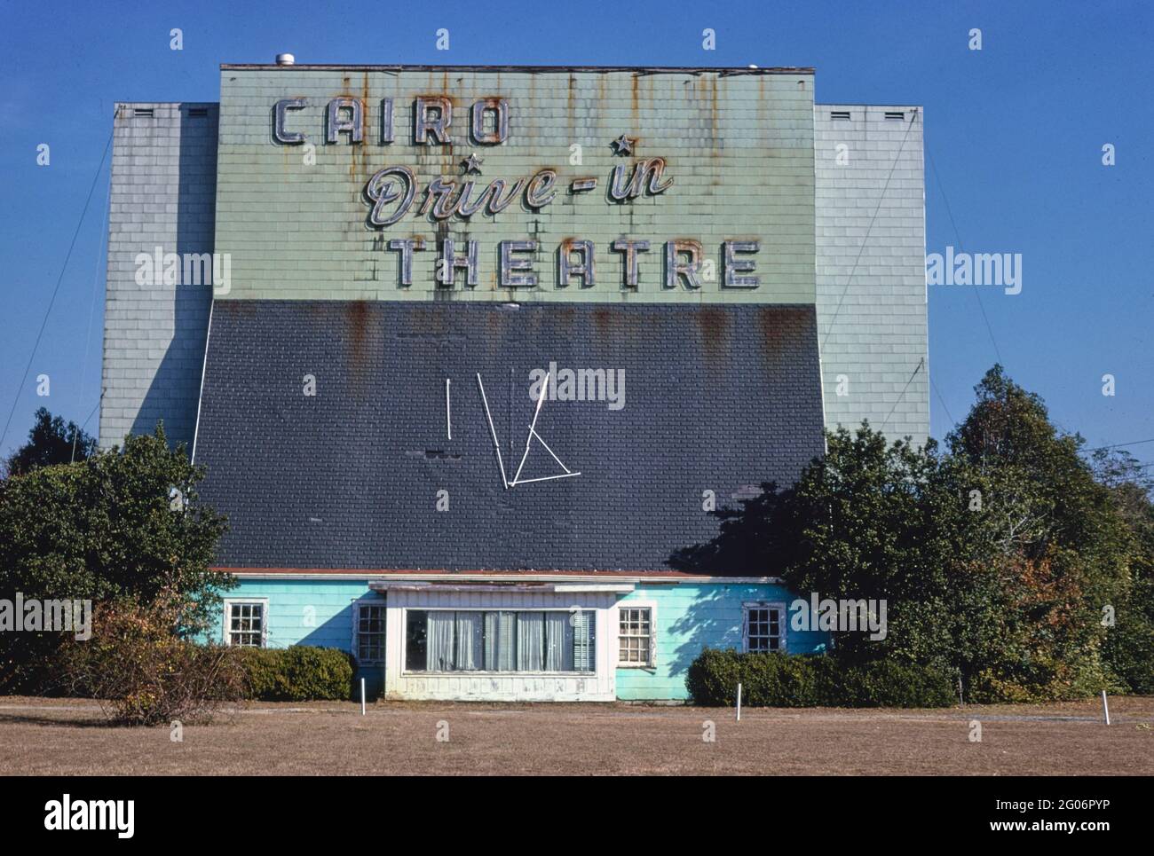 1970s America - Cairo Drive-in, Kairo, Georgien 1979 Stockfoto