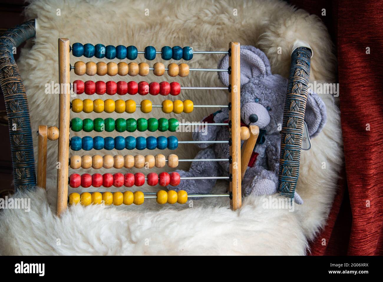 Ein Abacus (Spielzeug für Kinder) Stockfoto