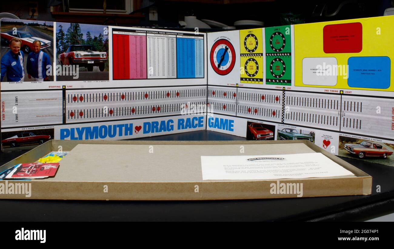 Ein seltenes Bild eines alten Brettspiels Stockfoto