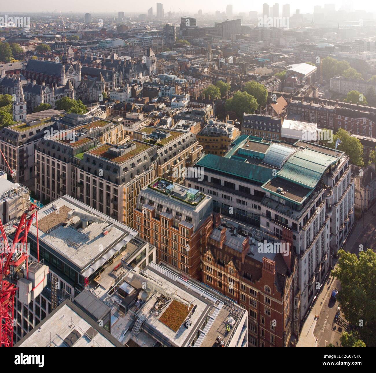 British American Tobacco Global Headquarters in der Arundel Street, Temple, North Bank, London, England Stockfoto