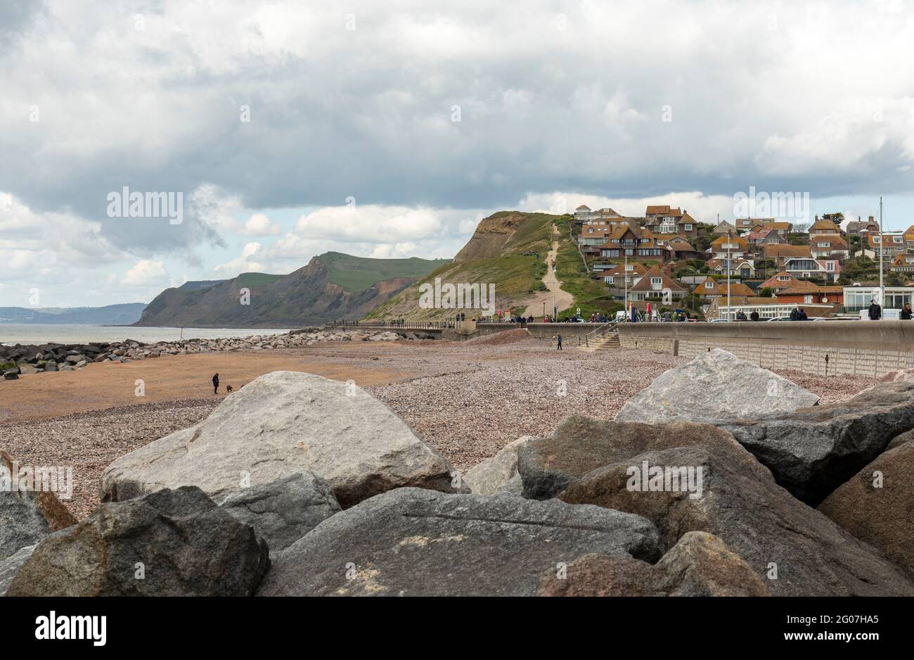 West Bay, Dorset, England, Großbritannien Stockfoto