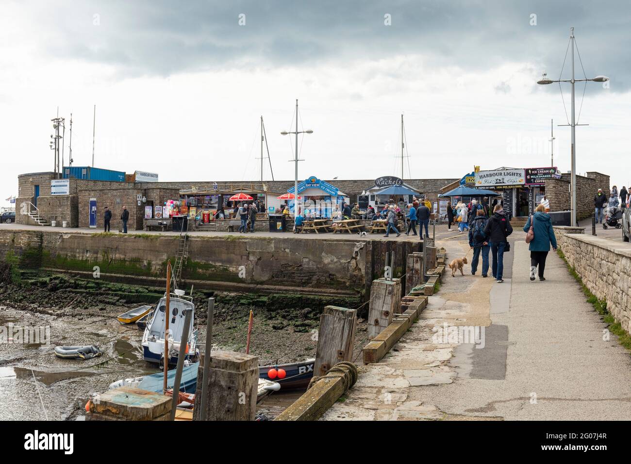 West Bay, Dorset, England, Großbritannien Stockfoto