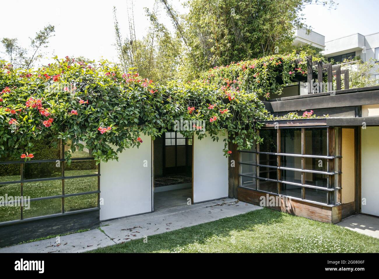 Rudolph M Schindler House, 1921-22, NRHP, West Hollywood, CA USA Stockfoto