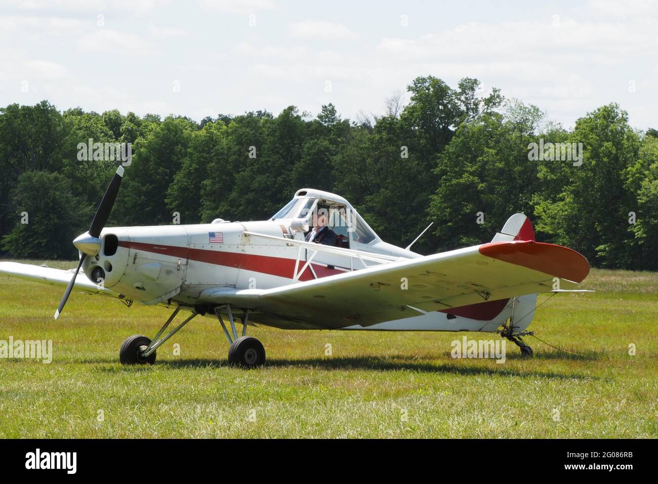 Fliegendes Segelflugzeug ist ein spannendes Hobby. Stockfoto