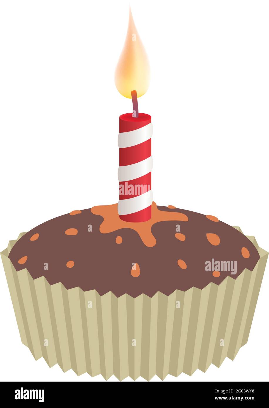 Illustration Of A Cupcake Stockfotos Und Bilder Kaufen Alamy
