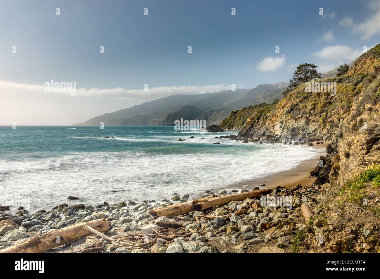 Die Küste von Big Sur am Pacific Coast Highway 1, Kalifornien Stockfoto