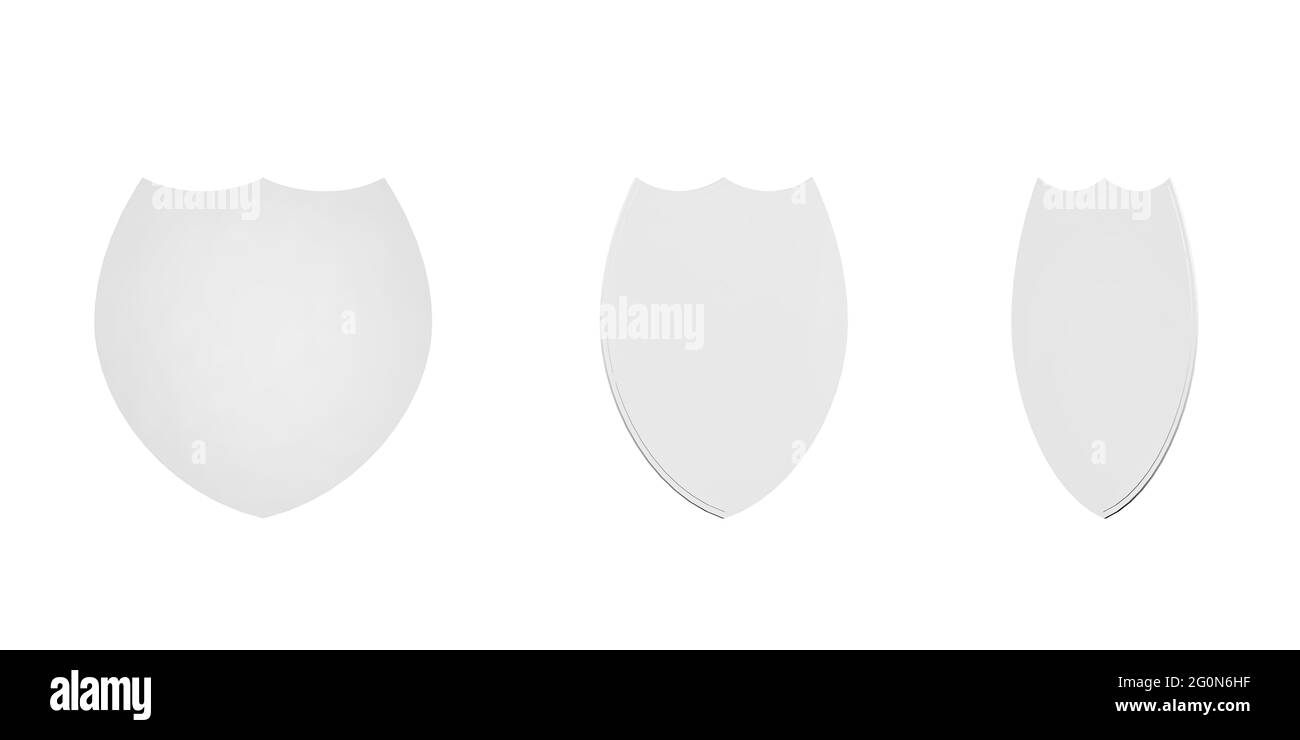 Interstate Zeichen Mockup isoliert auf weiß - 3d-Rendering Stockfoto