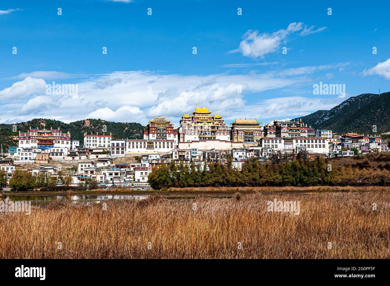 Ganden Sumtselling Kloster, Shangri-La Stockfoto