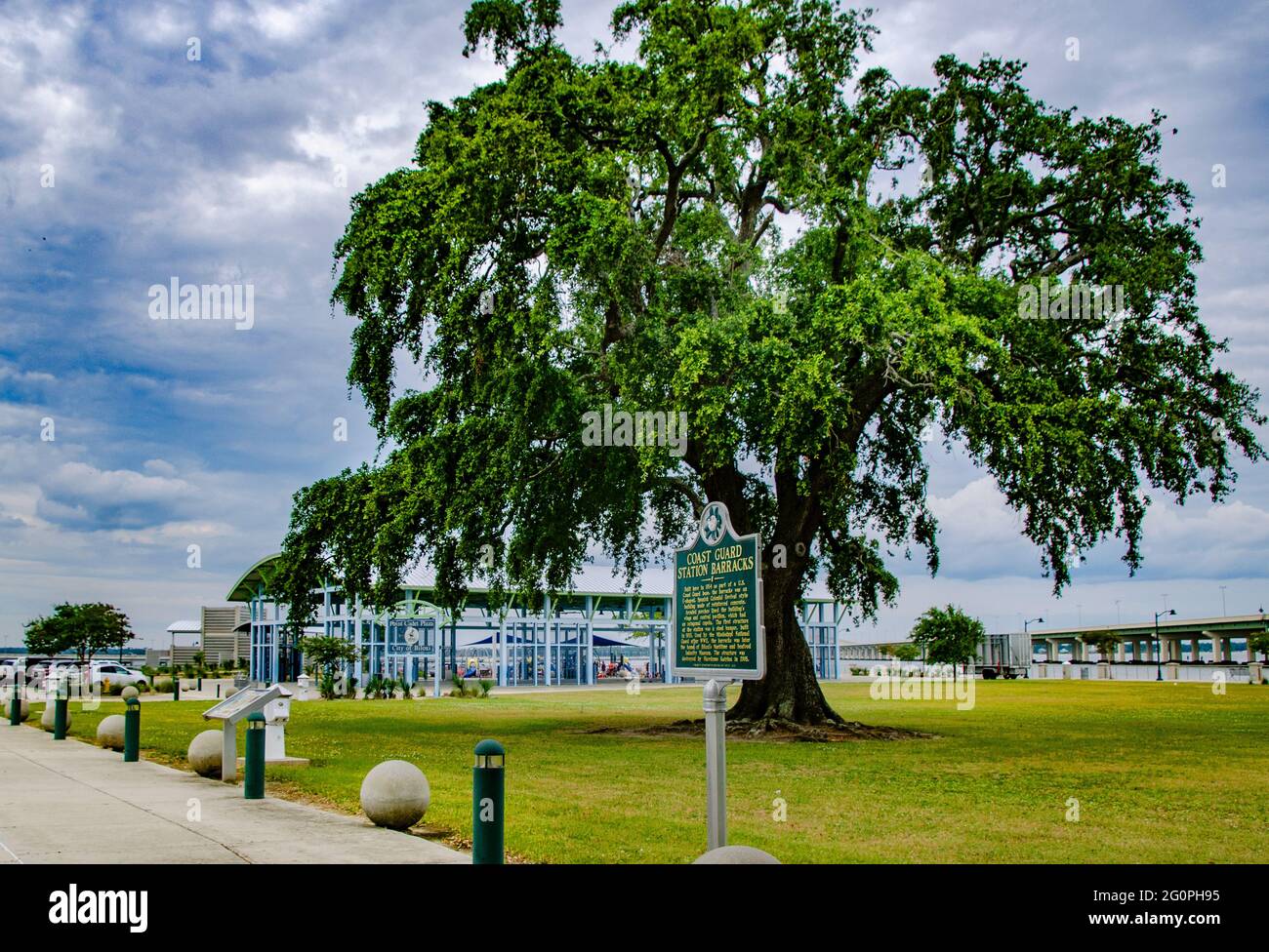 Point Cadet ist am 29. Mai 2021 in Biloxi, Mississippi, abgebildet. Point Cadet verzeichnete seinen ersten dokumentierten Grundbesitzer im Jahr 1784. Stockfoto