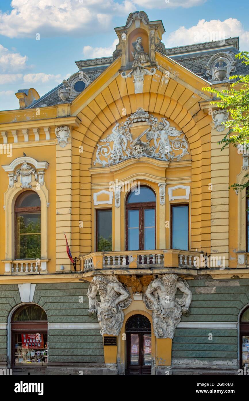Städtische Bibliothek, Subotica, Serbien Stockfoto