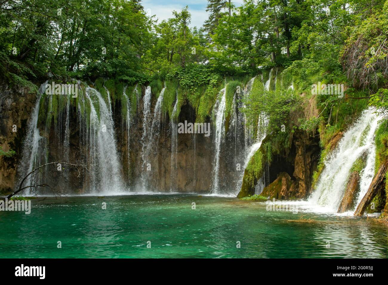 Galovacki Buk Wasserfall, Nationalpark Plitvicer Seen, Kroatien Stockfoto
