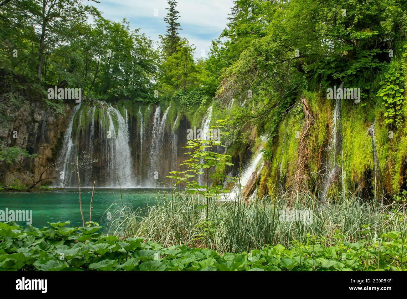 Galovacki Buk Wasserfall, Nationalpark Plitvicer Seen, Kroatien Stockfoto