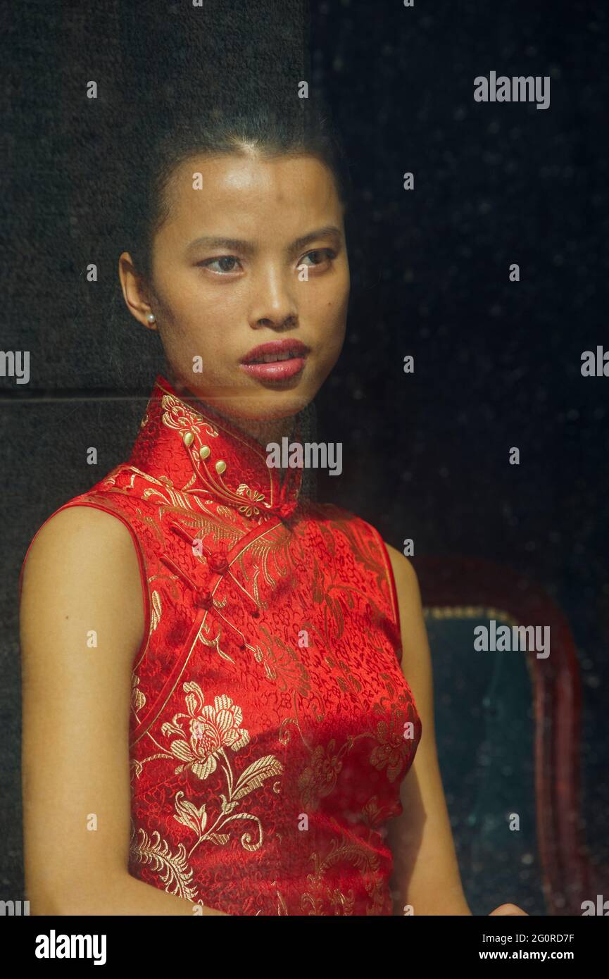 China, Shanghai, Yu Xiaoying, 24 Jahre alt Stockfoto