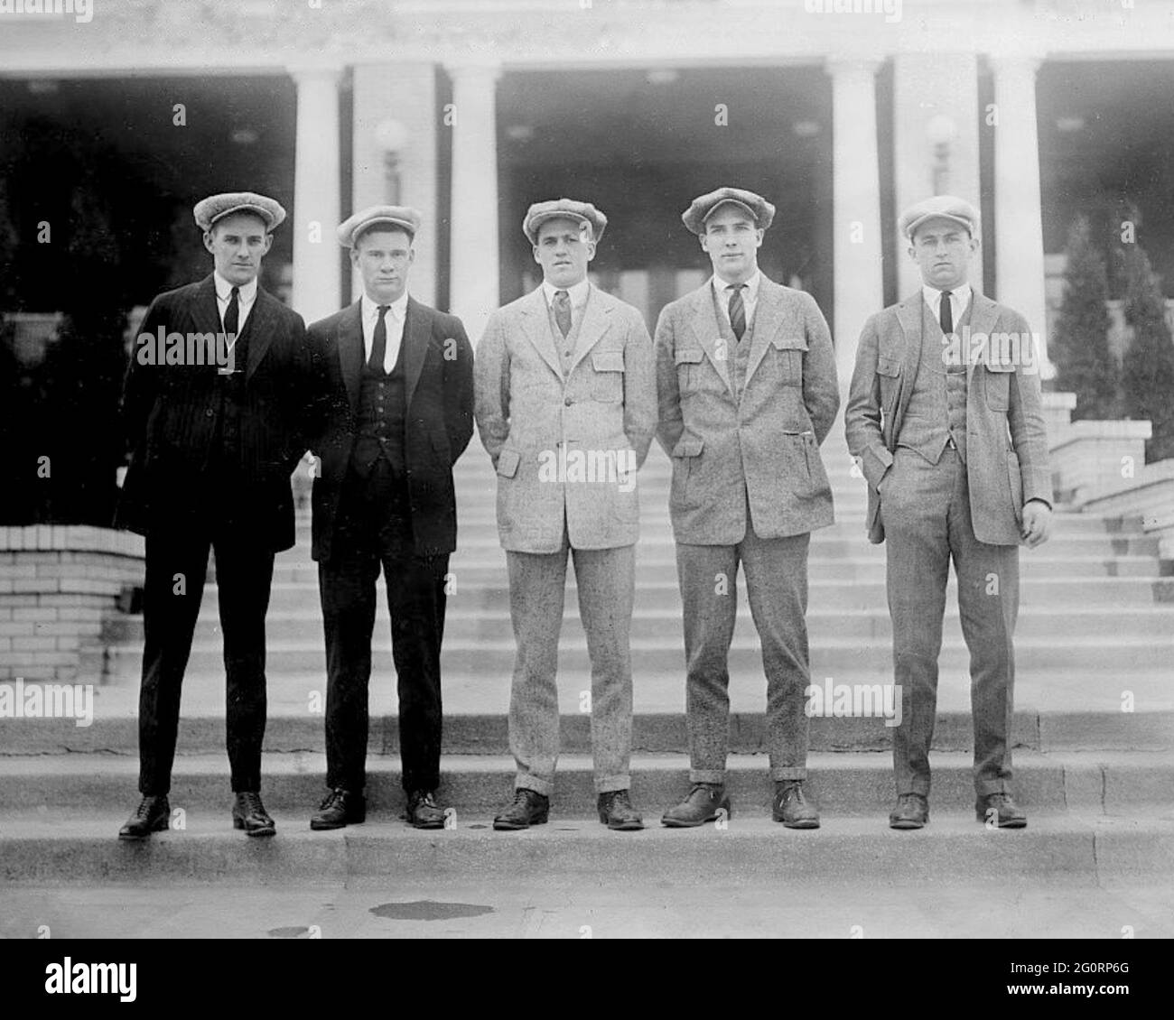 Bubber Jonnard, Johnny Gooch, Samuel Mike Wilson, Firmin Bill Warwick, Jim Mattox, Pittsburgh Pirates, 1922. Stockfoto