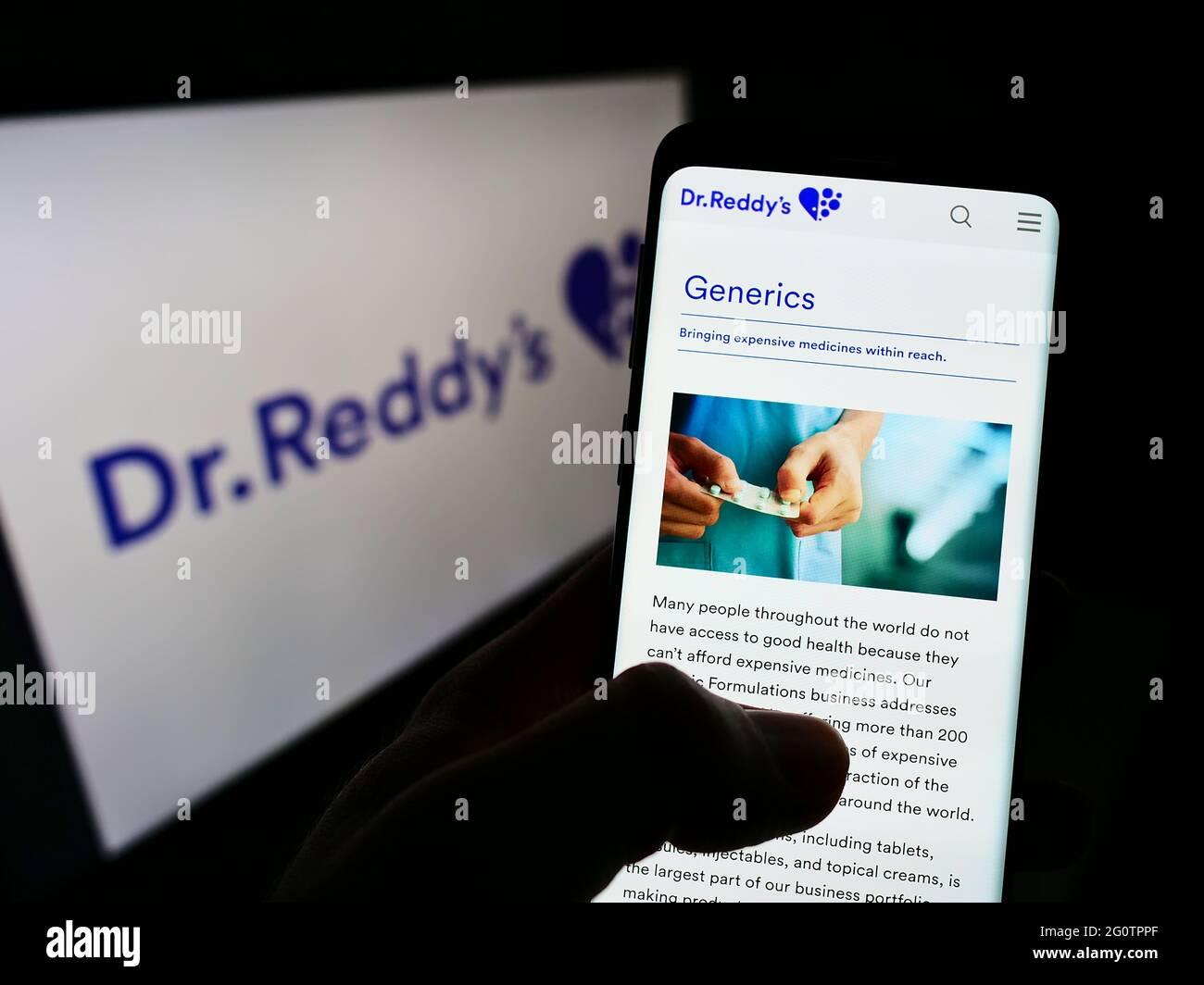 Display Reddy's Dr reddys labors -Fotos und -Bildmaterial in hoher Auflösung – Alamy