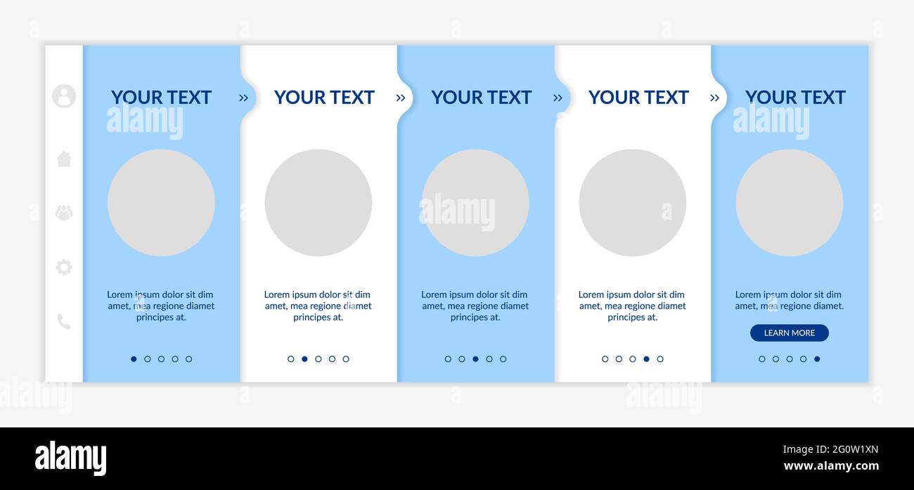 Förderung von Startups Onboarding-Vektor-Vorlage Stock Vektor