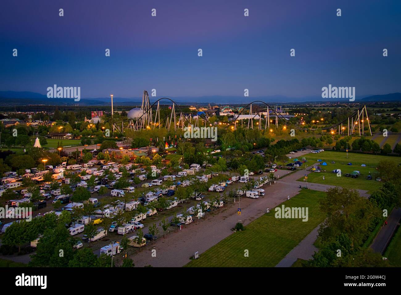 Europapark rust camping -Fotos und -Bildmaterial in hoher Auflösung – Alamy