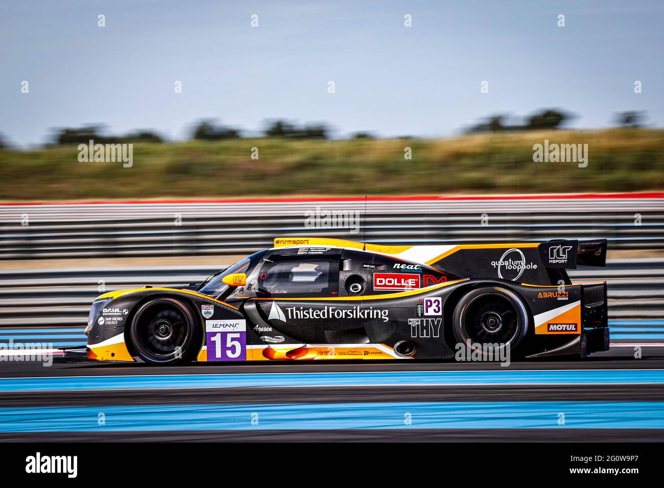 Le Castellet, Frankreich. Juni 2021. 15 Mikael Benham (GBR), Alex Kapadia (GBR), Malthe Jakobsen (DEN), Ligier JS P320 - Nissan RLR MSPORT, Aktion während der 2021 4 Stunden von Le Castellet, 3. Lauf der 2021 European Le Mans Series, vom 04. Bis 06. Juni 2021 auf dem Circuit Paul Ricard, in Le Castellet, Frankreich - Foto François Flamand/DPPI Quelle: DPPI Media/Alamy Live News Stockfoto