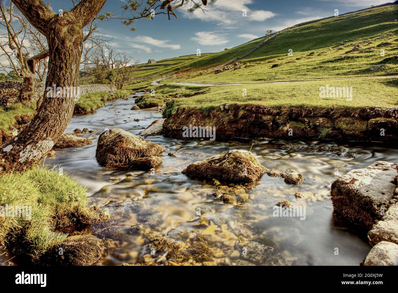 Malham Cove in Yorkshire Dales Stockfoto