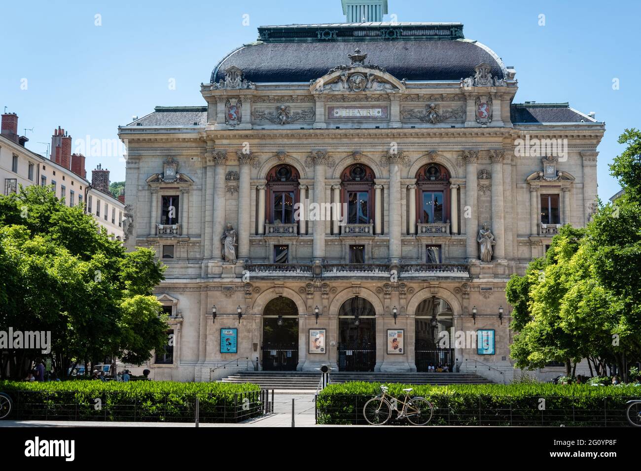 Lyon (Frankreich), 31. Mai 2021. Außenfassade des Théâtre des Célestins. Stockfoto